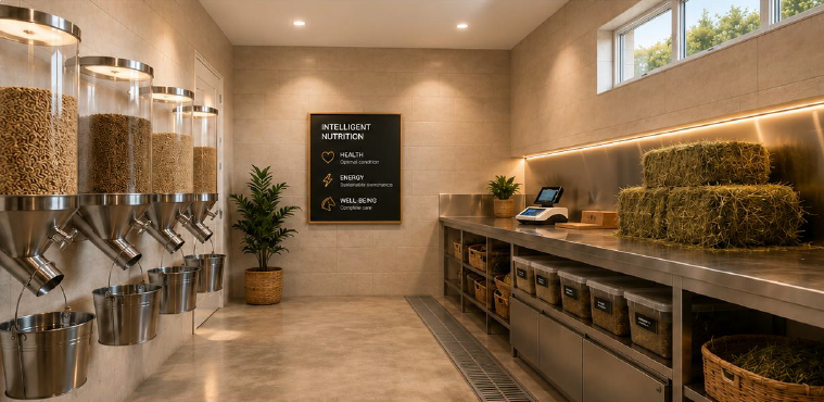 Concept rendering &mdash; feed and nutrition preparation room
